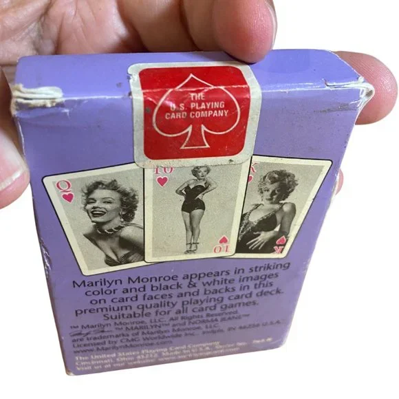 2 Decks of budoir Marilyn Monroe Sealed Playing Cards - Picture 5 of 6